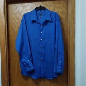 Men's Blue Arrow Classic Dress Shirt  18 1/2 34/35